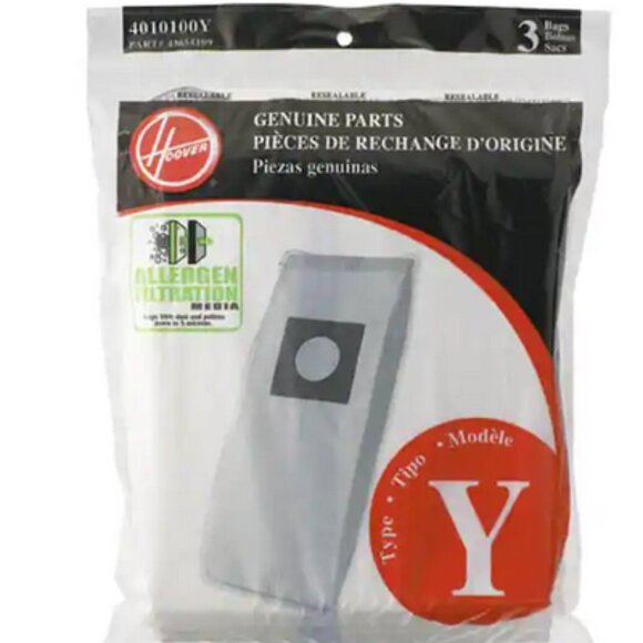 Other - Type Y Allergen Filtration Bags Fit Hoover Upright Vacuums and WindTunnel